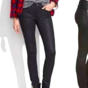 Madewell Wax Coated Skinny‎ Jeans 30 EUC